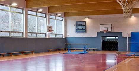 Turnhalle Waldblick in Freital, Innenansicht - SFH Projekt GmbH Dresden
